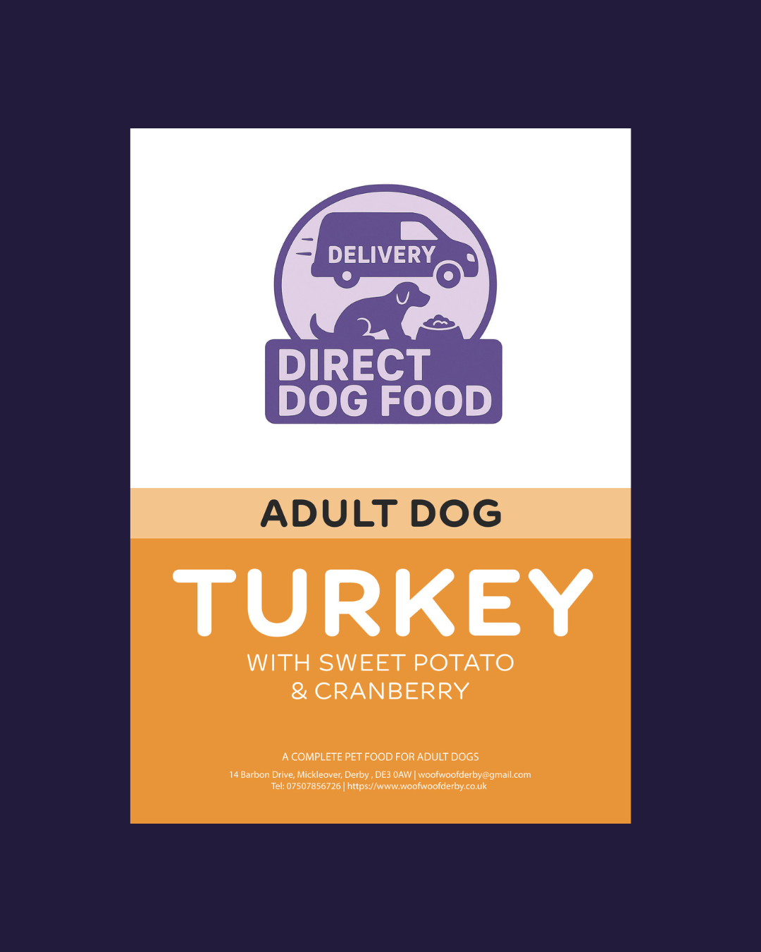 Turkey, Sweet Potato and Cranberry Grain Free image 0