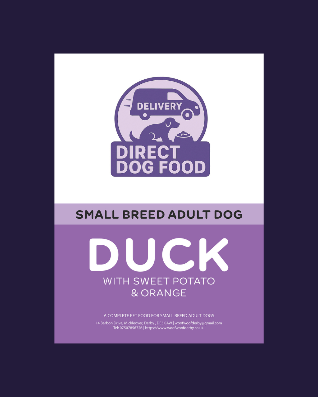 Small Breed Duck with Sweet Potato and Orange image 0