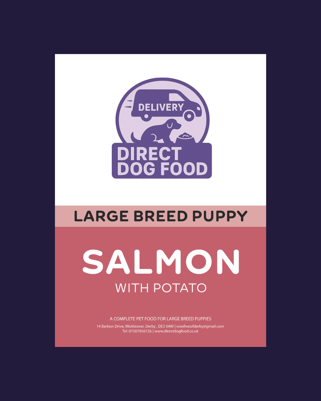 Super Premium Large Breed Puppy Salmon and Potato