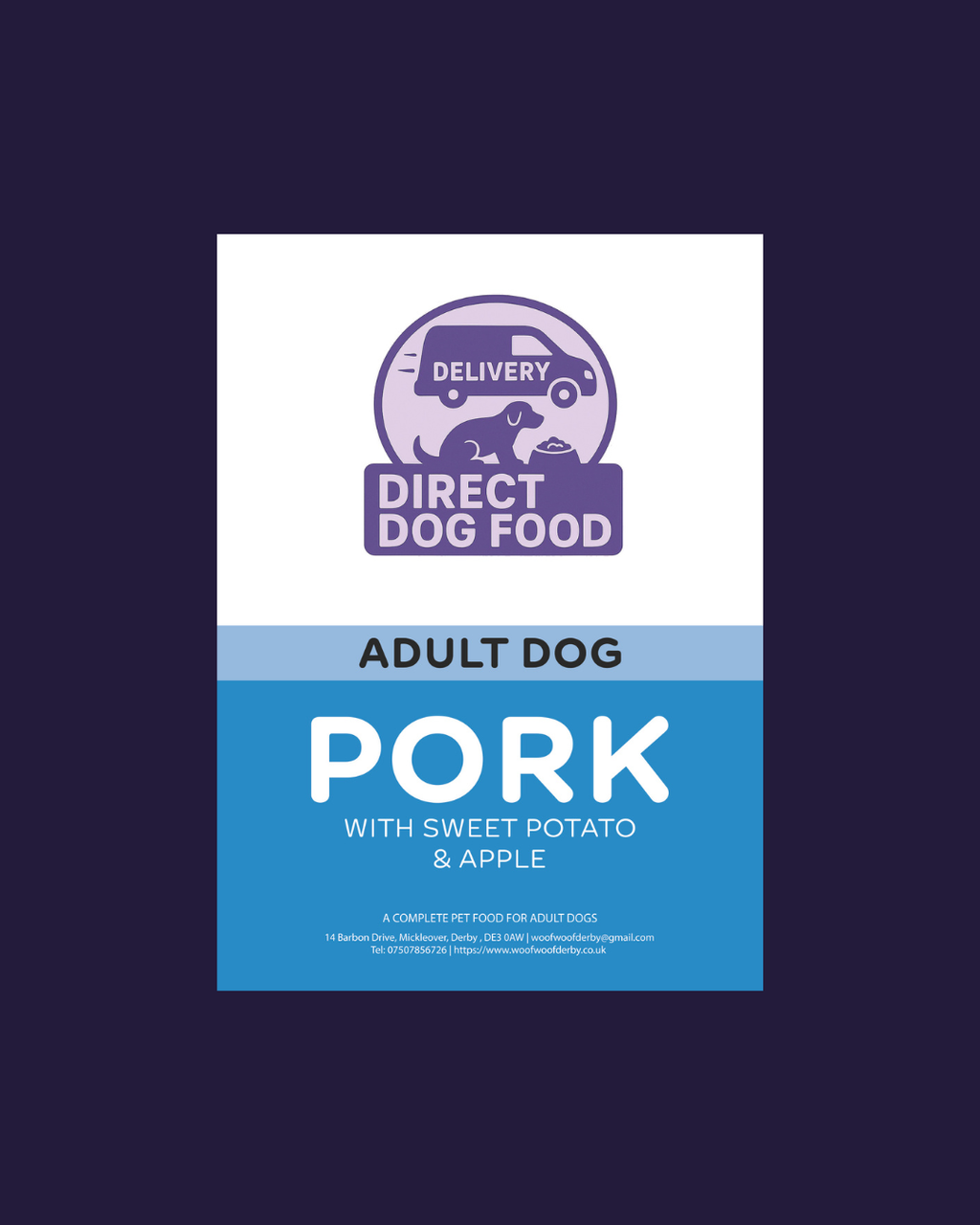 Pork, Sweet Potato and Apple Grain Free image 0