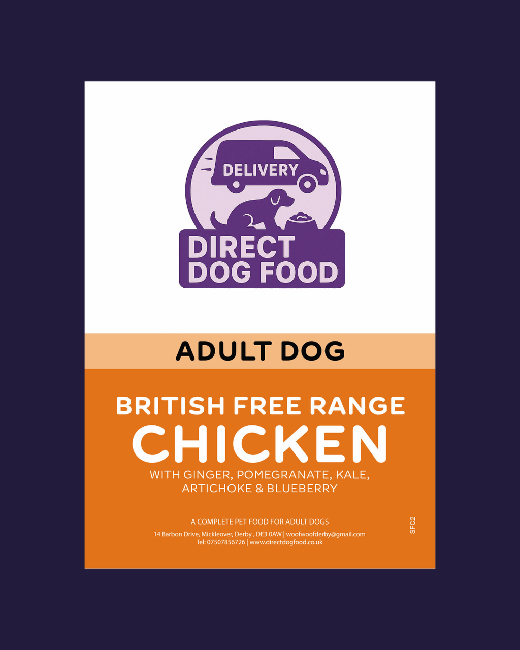 Superfood Free Range Chicken for Adult Dogs image 0