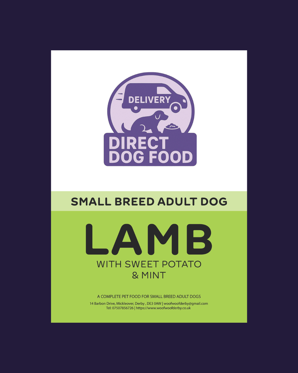 Small Breed Grain Free Lamb with Sweet Potato and Mint image 0